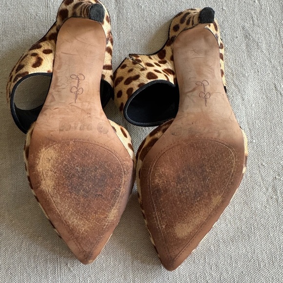 Jessica Simpson Leopard Print Heels - Picture 4 of 8